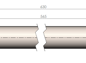 TNA Roller Assembly: 201mm - 250mm Flat bag size