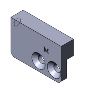 Back Adjustable Block for Pull Down LH Medium