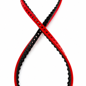 TNA Monorail Red High Gloss Silicone Belt