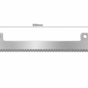 Compatible with PKT machines 500 x 53.8 x 3mm, Serrate one side 4mm, Bevel opposite side. 440B 54-56 HRC